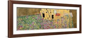 The Kiss, 1907-08 (Detail)-Gustav Klimt-Framed Giclee Print