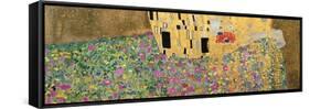 The Kiss, 1907-08 (Detail)-Gustav Klimt-Framed Stretched Canvas