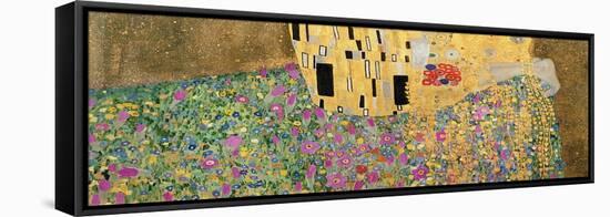 The Kiss, 1907-08 (Detail)-Gustav Klimt-Framed Stretched Canvas