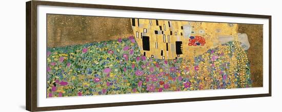 The Kiss, 1907-08 (Detail)-Gustav Klimt-Framed Giclee Print