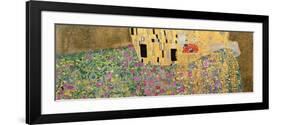 The Kiss, 1907-08 (Detail)-Gustav Klimt-Framed Giclee Print