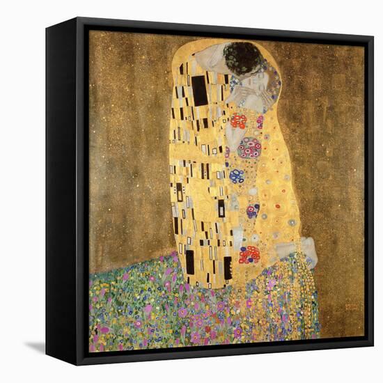 The Kiss, 1907-08-Gustav Klimt-Framed Stretched Canvas