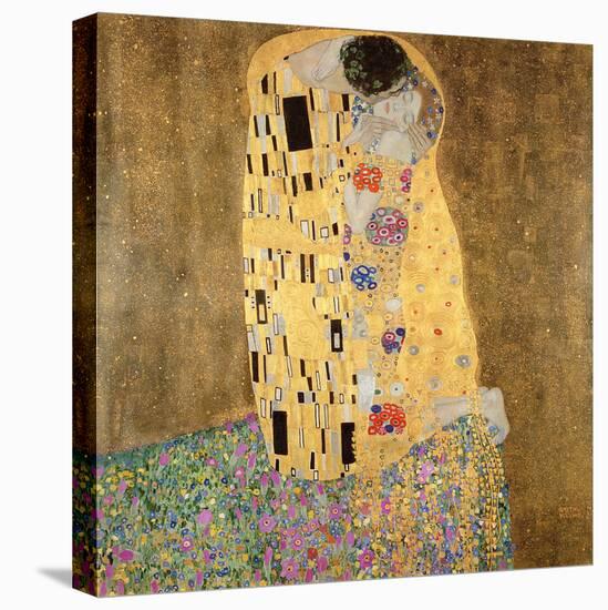 The Kiss, 1907-08-Gustav Klimt-Stretched Canvas