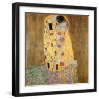 The Kiss, 1907-08-Gustav Klimt-Framed Premium Giclee Print