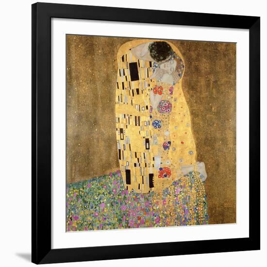 The Kiss, 1907-08-Gustav Klimt-Framed Giclee Print