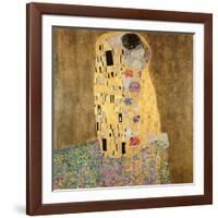 The Kiss, 1907-08-Gustav Klimt-Framed Giclee Print