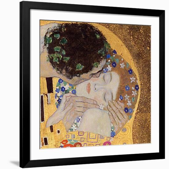 The Kiss, 1907-08-Gustav Klimt-Framed Giclee Print