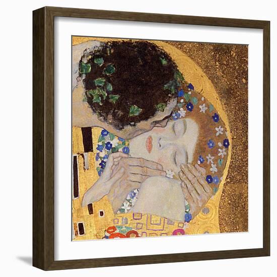 The Kiss, 1907-08-Gustav Klimt-Framed Giclee Print