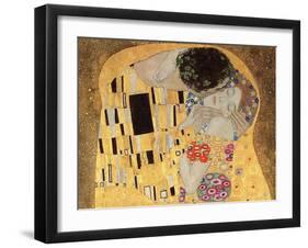 The Kiss, 1907-08-Gustav Klimt-Framed Giclee Print