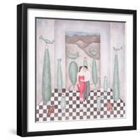 The Kiss, 1996-Mary Stuart-Framed Giclee Print