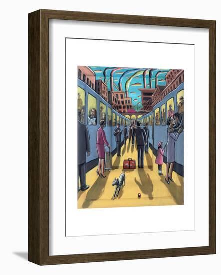 The Kiss, 2009-PJ Crook-Framed Giclee Print