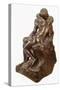 The Kiss (Bronze)-Auguste Rodin-Stretched Canvas