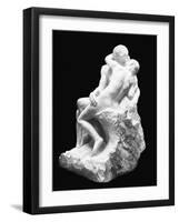 The Kiss by Auguste Rodin-null-Framed Photographic Print