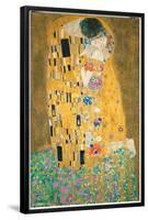 The Kiss by Gustav Limt-Trends International-Framed Poster