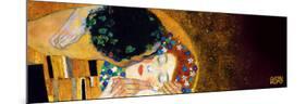 The Kiss, c.1907 (darkened detail)-Gustav Klimt-Mounted Art Print