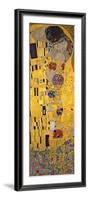 The Kiss, c.1907 (detail)-Gustav Klimt-Framed Art Print