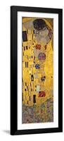 The Kiss, c.1907 (detail)-Gustav Klimt-Framed Art Print