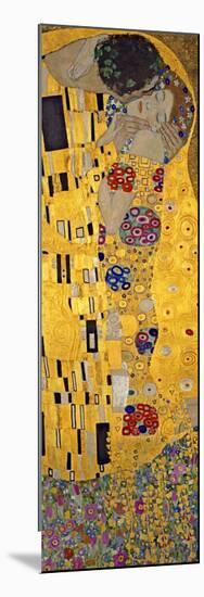 The Kiss, c.1907 (detail)-Gustav Klimt-Mounted Art Print