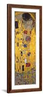 The Kiss, c.1907 (detail)-Gustav Klimt-Framed Art Print