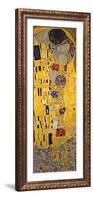 The Kiss, c.1907 (detail)-Gustav Klimt-Framed Art Print