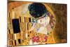 The Kiss, c.1907 (detail)-Gustav Klimt-Mounted Premium Giclee Print