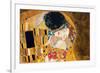 The Kiss, c.1907 (detail)-Gustav Klimt-Framed Premium Giclee Print