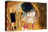 The Kiss, c.1907 (detail)-Gustav Klimt-Stretched Canvas