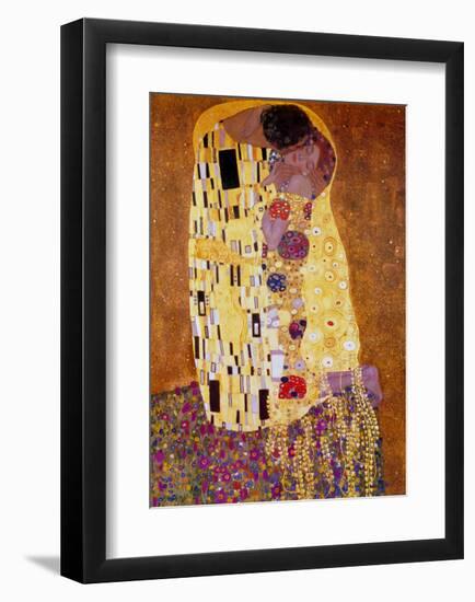 The Kiss, c.1907-Gustav Klimt-Framed Art Print