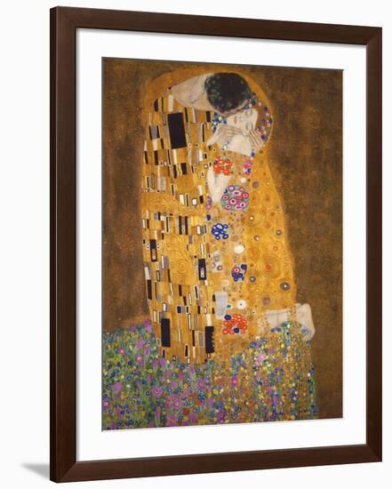 The Kiss, c.1907-Gustav Klimt-Framed Art Print