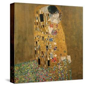 The Kiss, c.1907-Gustav Klimt-Stretched Canvas