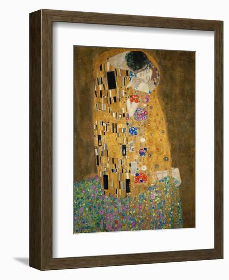 The Kiss, c.1907-Gustav Klimt-Framed Art Print