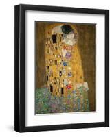 The Kiss, c.1907-Gustav Klimt-Framed Art Print