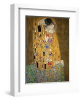 The Kiss, c.1907-Gustav Klimt-Framed Art Print