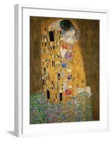 The Kiss, c.1907-Gustav Klimt-Framed Art Print