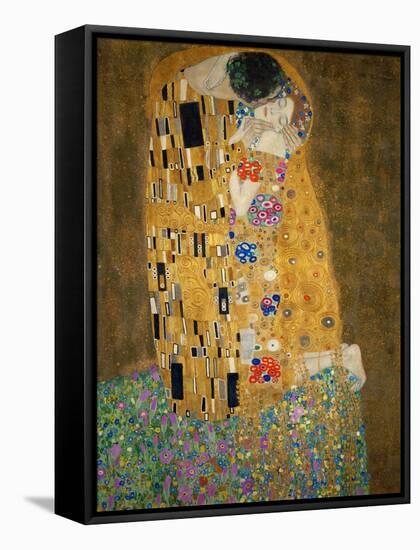 The Kiss, c.1907-Gustav Klimt-Framed Stretched Canvas