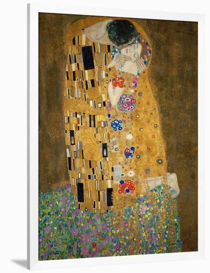 The Kiss, c.1907-Gustav Klimt-Framed Art Print