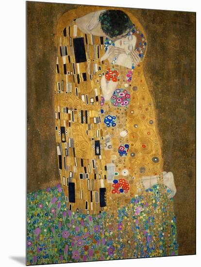 The Kiss, c.1907-Gustav Klimt-Mounted Art Print