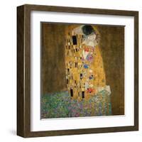 The Kiss, c.1907-Gustav Klimt-Framed Art Print