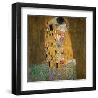 The Kiss, c.1907-Gustav Klimt-Framed Art Print