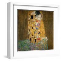 The Kiss, c.1907-Gustav Klimt-Framed Art Print