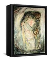 The Kiss, C.1910-Edvard Munch-Framed Stretched Canvas