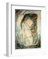 The Kiss, C.1910-Edvard Munch-Framed Giclee Print