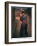 The Kiss, C1879-1923-Theophile Alexandre Steinlen-Framed Giclee Print