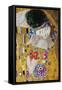 The Kiss, Der Kuss, Close-Up of Heads-Gustav Klimt-Framed Stretched Canvas