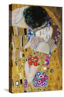 The Kiss, Der Kuss, Close-Up of Heads-Gustav Klimt-Stretched Canvas