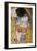 The Kiss, Der Kuss, Close-Up of Heads-Gustav Klimt-Framed Giclee Print