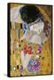 The Kiss, Der Kuss, Close-Up of Heads-Gustav Klimt-Framed Stretched Canvas