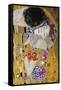 The Kiss, Der Kuss, Close-Up of Heads-Gustav Klimt-Framed Stretched Canvas