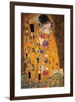 The Kiss (Der Kuss)-Gustav Klimt-Framed Poster