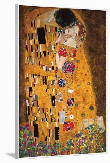 The Kiss (Der Kuss)-Gustav Klimt-Framed Poster